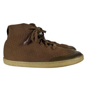 Suavs Legacy High Top Travel Sneakers in Timber Brown, Size 9